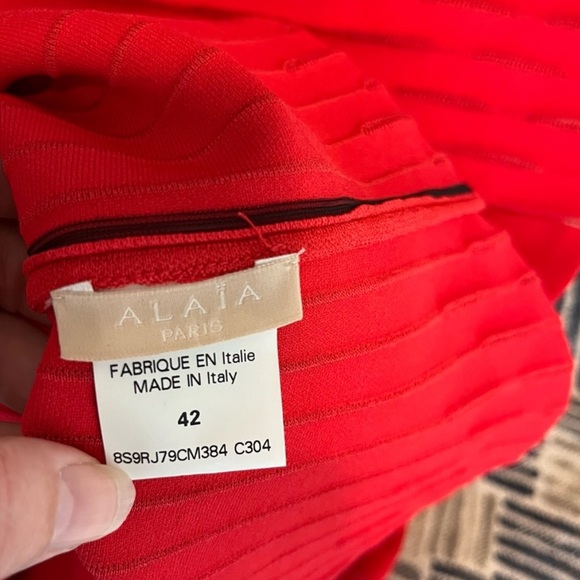 Alaia Dress A Line Fit & Flare Knit - Picture 13 of 13